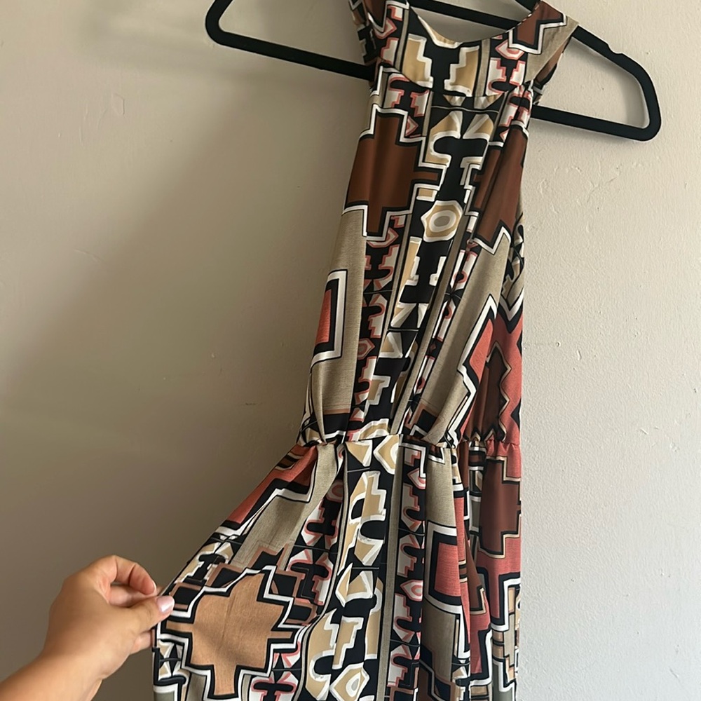 Australian brand olive green patten dress